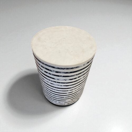 Marble Side Table – Round Top
