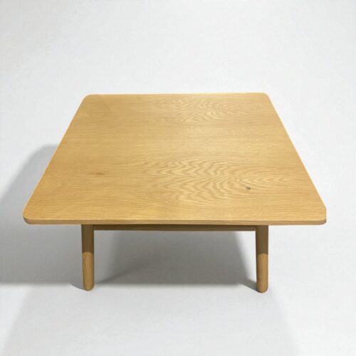 24" × 24" Wood Coffee Table