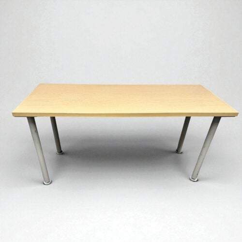 60" / 72" Fixed-Height Table – Maple (Various Post Legs)
