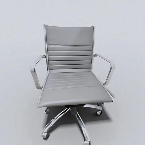 Gray With Polished Base Chair