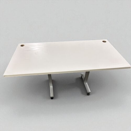 60" × 30" Tabletop – All White (2 Garment Holes, 2.5")