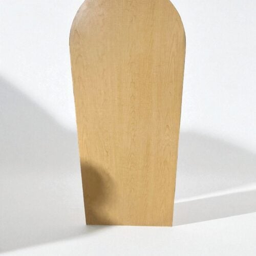 72" × 30" Reversible Maple and Walnut D-Top – Top Only