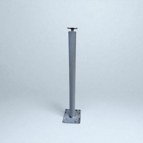Gray Post Leg Chrome Glide