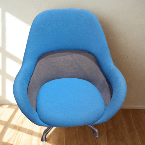 Blue Lagoon Lounge Chair – Fabric Seating – Contemporary Accent Chair