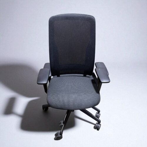 Black Ergonomic Task Chairs.