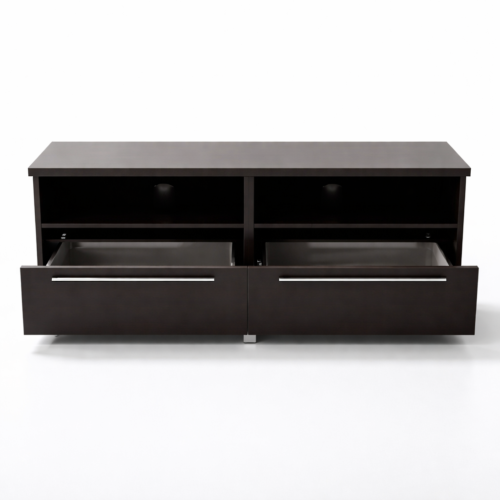 Dark Wood Media Cabinet