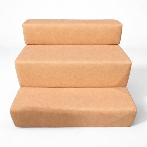 Tiered Seating Warm Tan Fabric