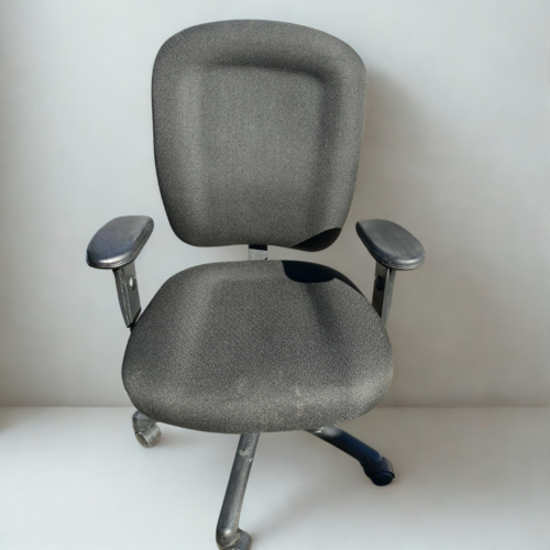 Black Fabric Office Task Chair