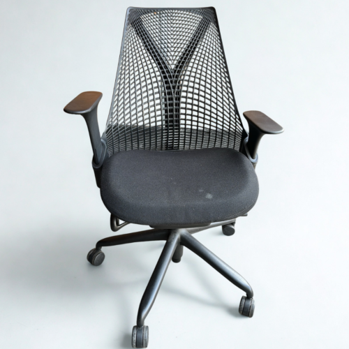 Herman Miller Sayl Chair with Armrest - Black