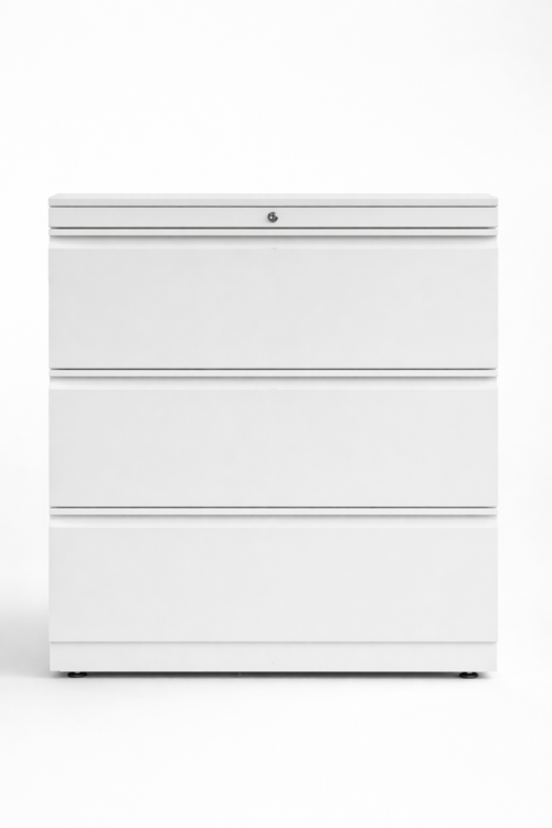 3-High Lateral File White - 1Stop Office Furniture