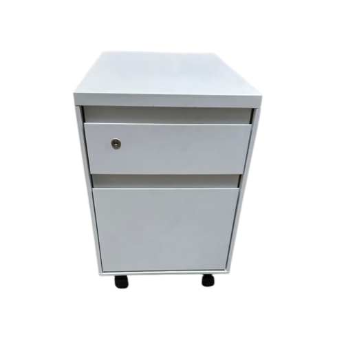 Mobile Box File Pedestal Cabinet - White