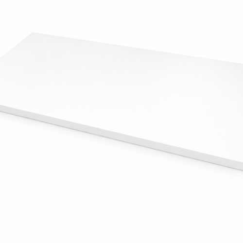 All White Square Edge Table Top