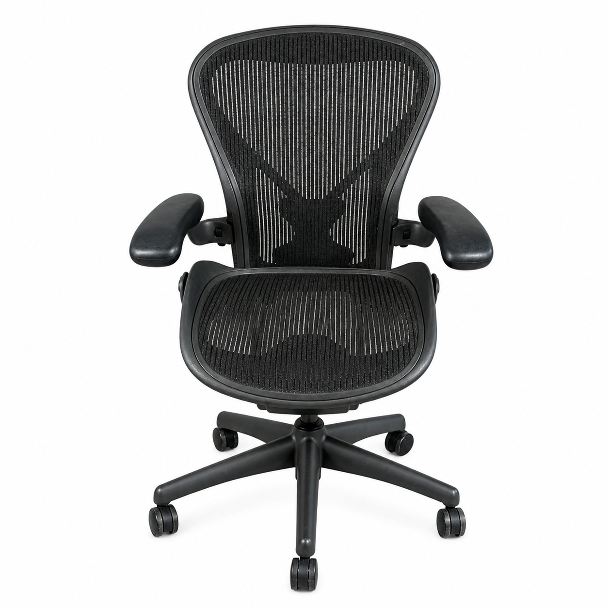 Black Herman Miller Aeron B – "Y back" (Remastered)