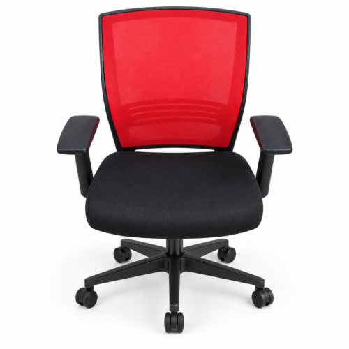 SitOnIt Amplify Ergonomic Mid-Back Task Chair – Red Mesh