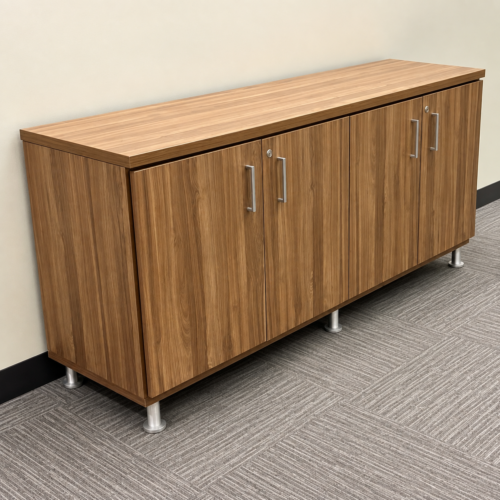 4-door Walnut Credenza