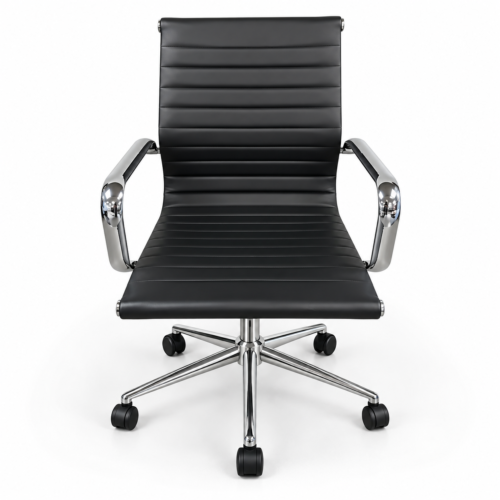 Black Leather Executive Office Chair
